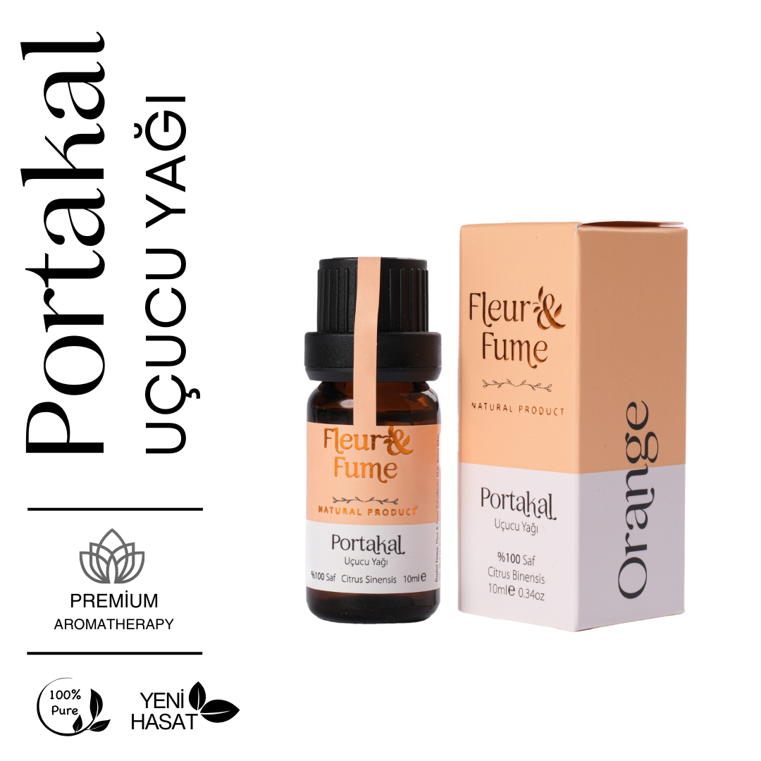 Portakal Uçucu Yağı %100 Saf (10 ml)