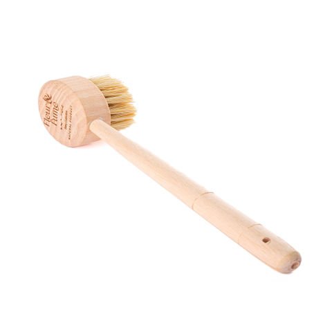 %100 Tampiko Otu Ahşap Saplı Gıda Temizleme Fırçası