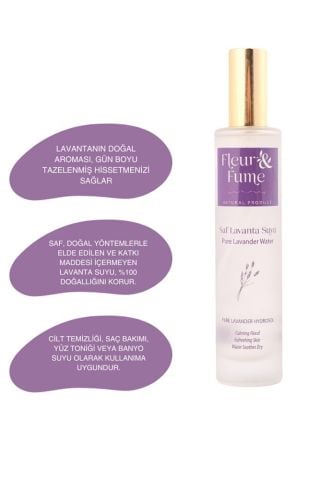 %100 Doğal ve Saf Lavanta Suyu
