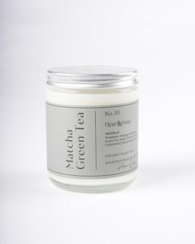Matcha Green Tea No.05 - Kokulu Premium Mum - Yeşil Çay, Narenciye ve Odunsu Notaların Dengeli Zen Uyumu