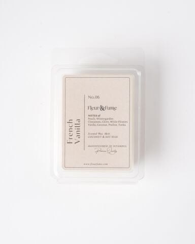 French Vanilla No.06 - Premium Wax Melt Tablet - Anında Yayılan Gurme Sıcaklık