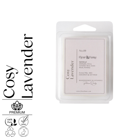 Cosy Lavender - Premium Wax Melt Tablet - Eriyen Huzur