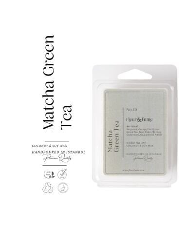 Matcha Green Tea - Premium Wax Melt Tablet - Anında Tazelenme ve Zen Enerjisi