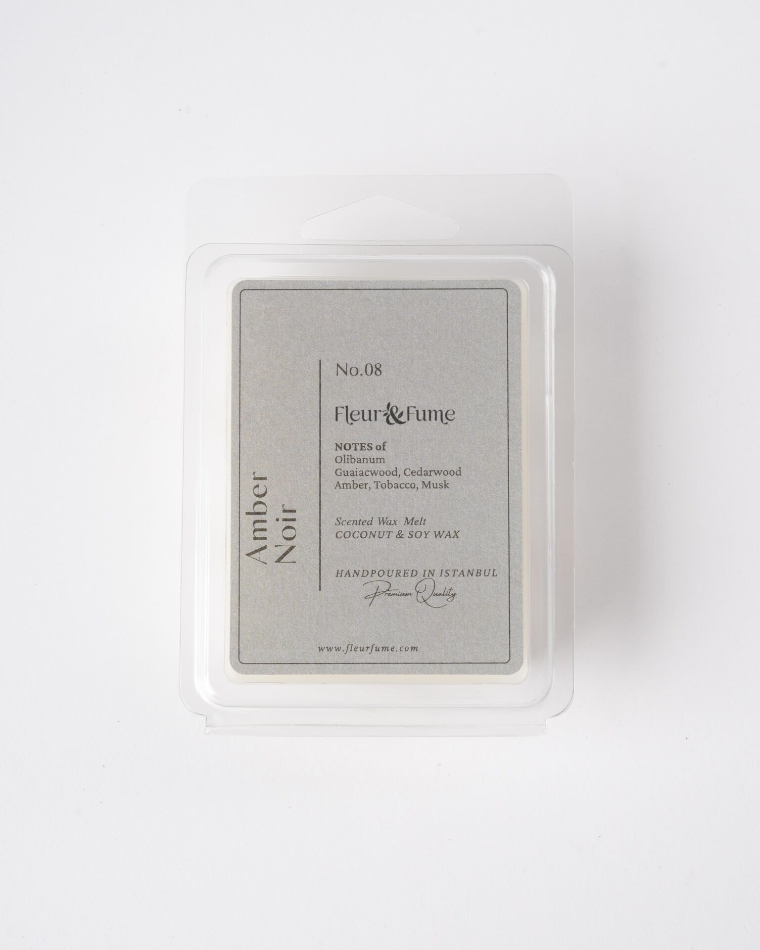 Amber Noir - Premium Wax Melt Tablet - Sofistike Mekanlar
