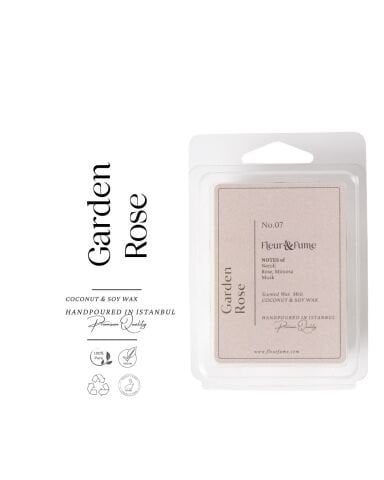 Garden Rose No.7 - Premium Wax Melt Tablet - Alevsiz Gül Bahçesi Esintisi