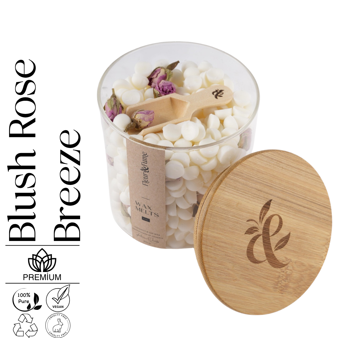 Everblend Melt Serisi - Blush Rose Breeze - Pembe Gül Tomurcuklu Doğal Soya & Coconut Wax Melt