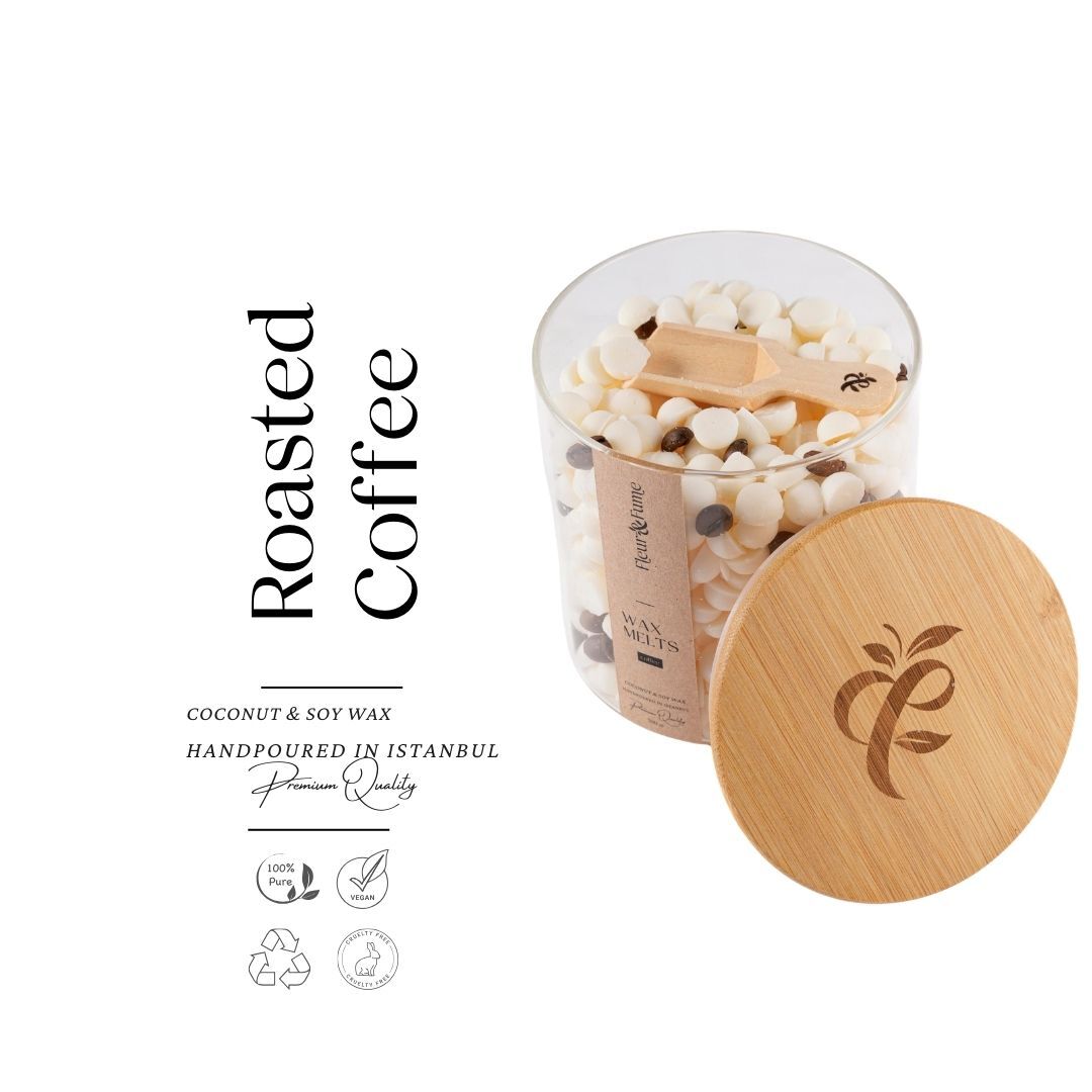Everblend Melt Serisi - Roasted Coffee - Gerçek Kahve Çekirdekli Doğal Soya & Coconut Wax Melt