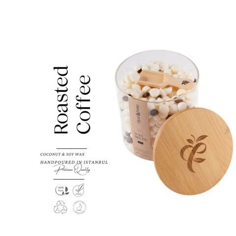Everblend Melt Serisi - Roasted Coffee - Gerçek Kahve Çekirdekli Doğal Soya & Coconut Wax Melt