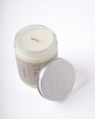 Lumia 3’lü Doğal Mum Seti–French Vanilya ,Cosy Lavender,Amber Noir (Soya & Coconut Wax)